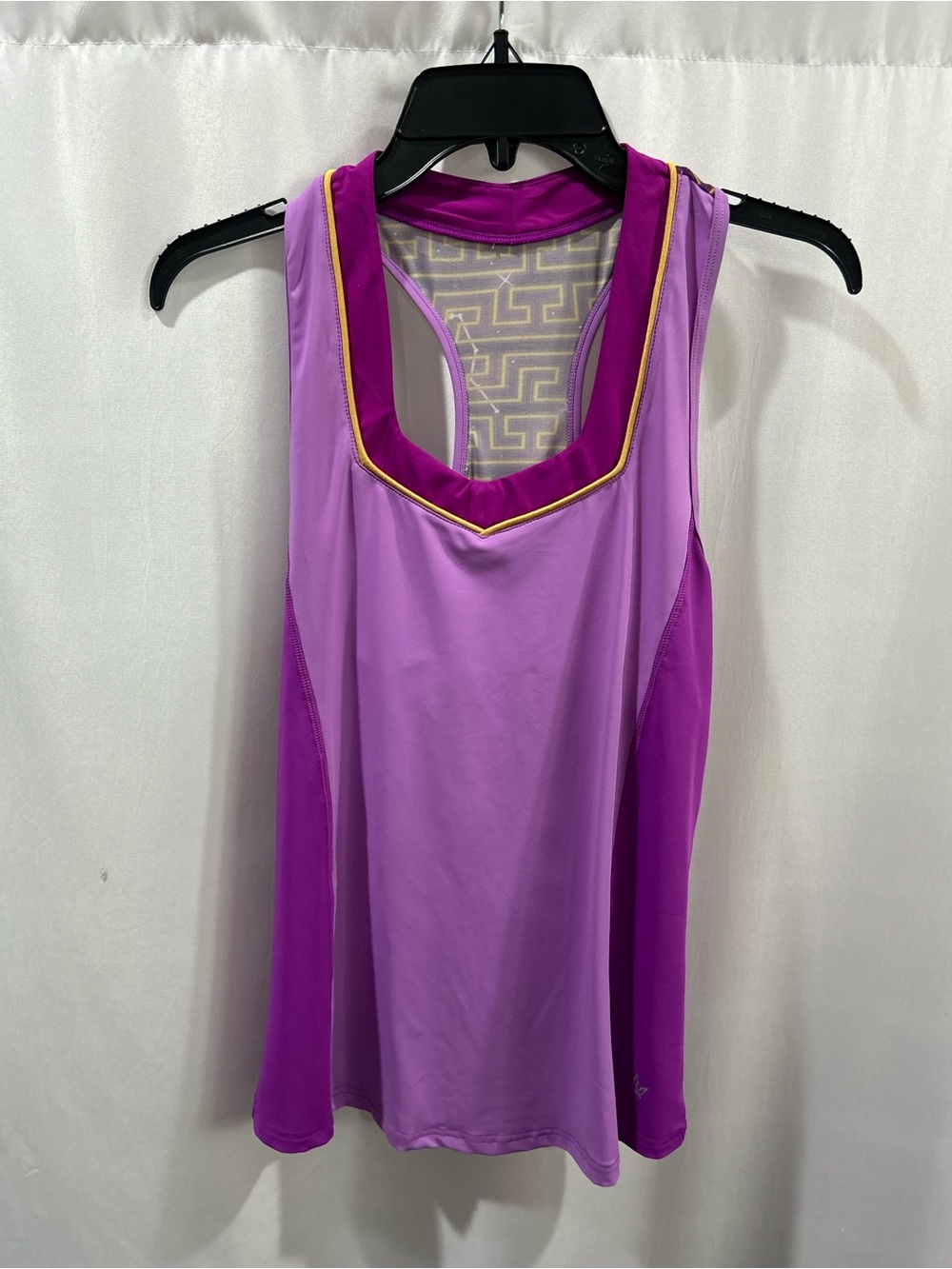 Crowned Athletics Greek Goddess Flow tank purple Disney